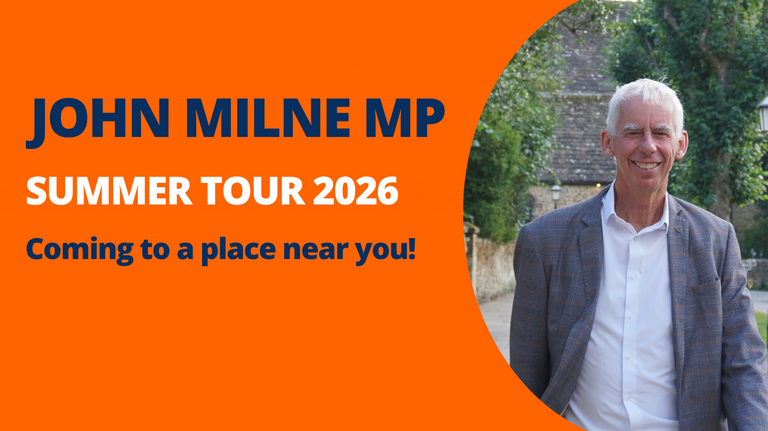 John Milne Summer Tour Header Image