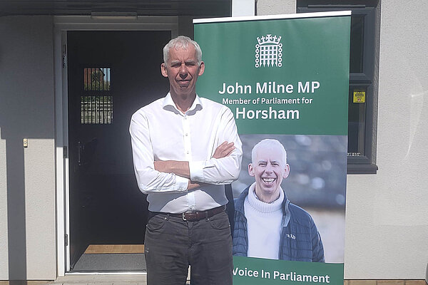 John Milne MP at a surgery
