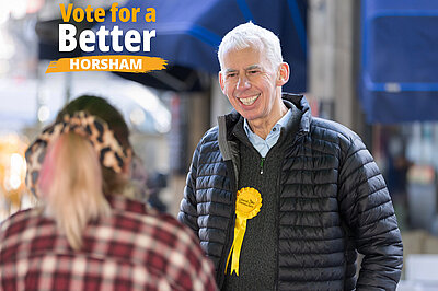 John Milne at Horsham Market